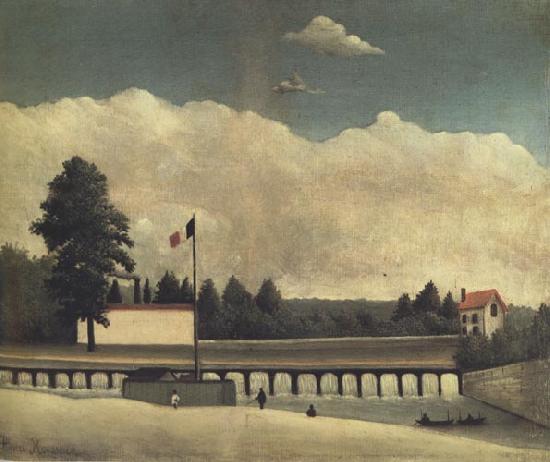 Henri Rousseau The Tollgate oil painting image